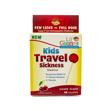Load image into Gallery viewer, Lil' Giggles Kid's Medicated lollipops for Travel sickness