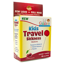 Load image into Gallery viewer, Lil&#39; Giggles Kid&#39;s Medicated lollipops for Travel sickness
