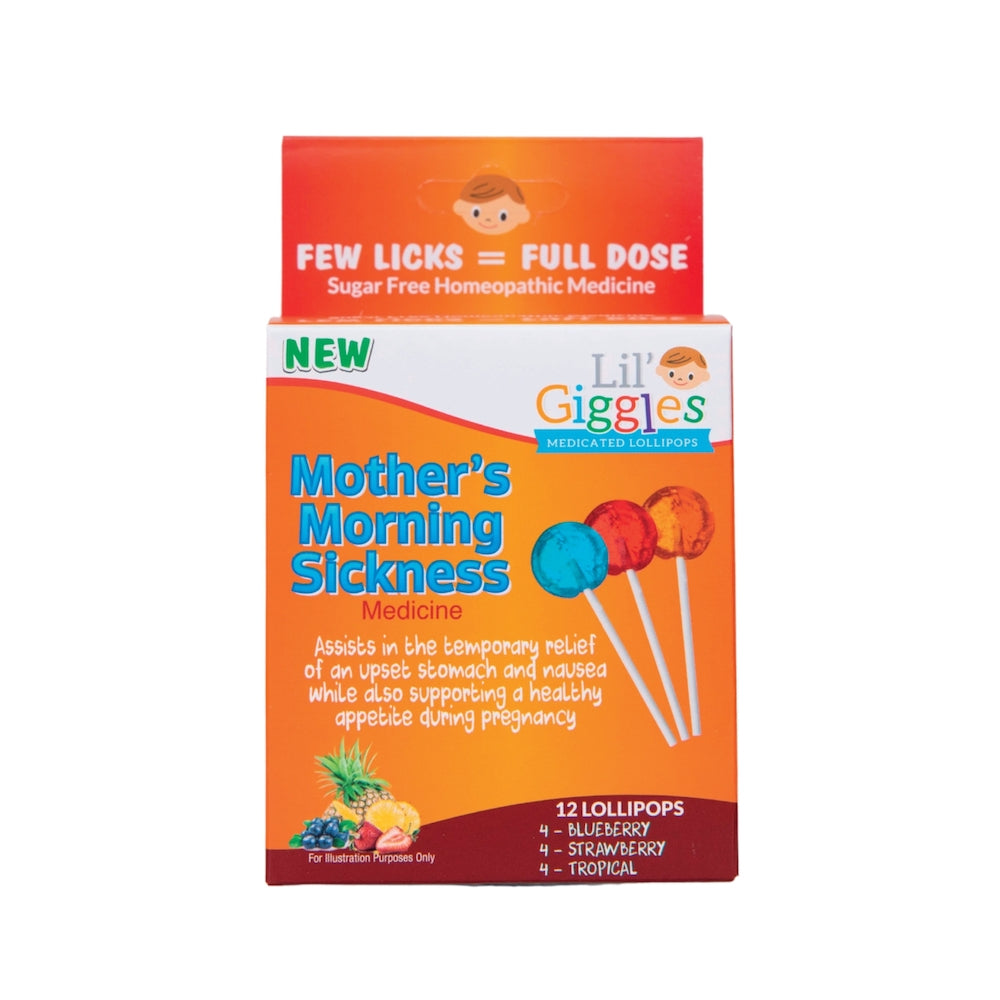 Lil' Giggles Mom’s Medicated Lollipops for Morning Sickness