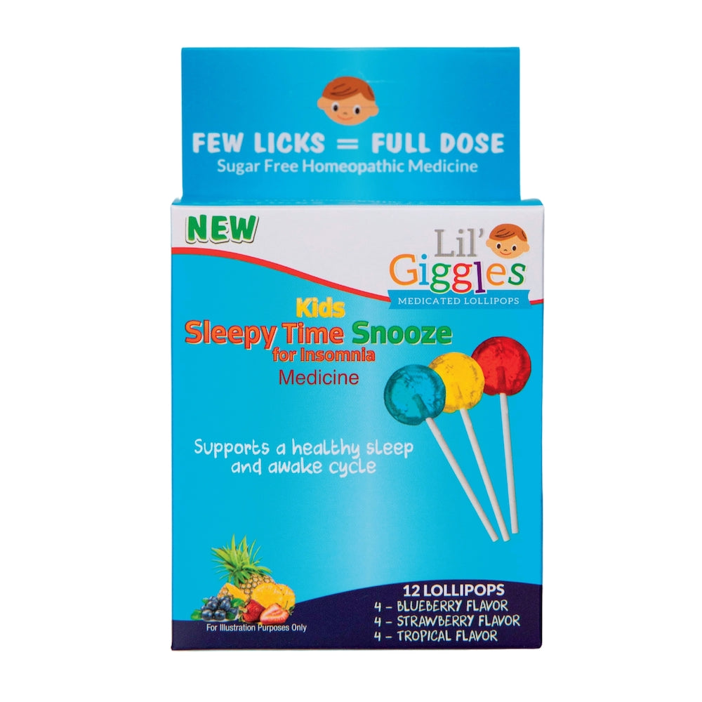 Lil' Giggles Kid's Medicated Lollipops for Insomnia